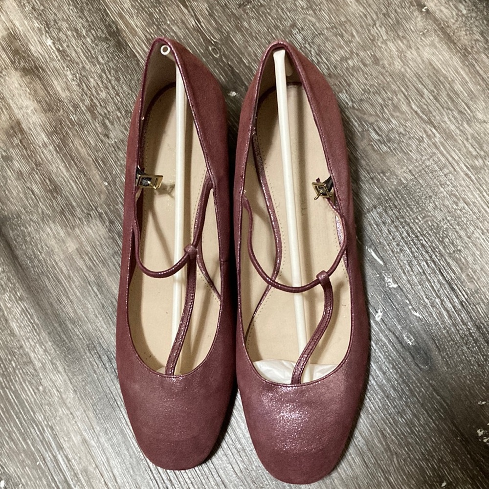 Formal glittery pink mary jane shoes